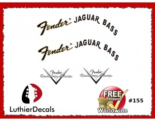 Fender Jaguar Bass Guitar Decal #155